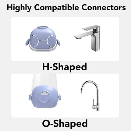 2PCS Cartoon Animal Faucet Extender Bathroom Sink Tap Water Splash Guard Device
