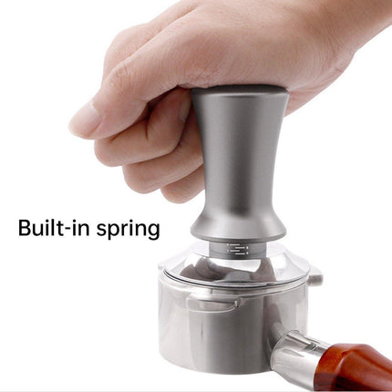 Adjustable Coffee Tamper with Scale Constant Pressure Espresso Powder Press Tool
