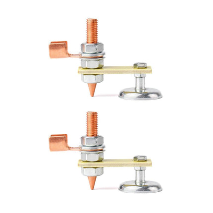 2pcs Magnetic Welding Ground Clamps Heavy Duty Metal Holder Magnet Support Tool