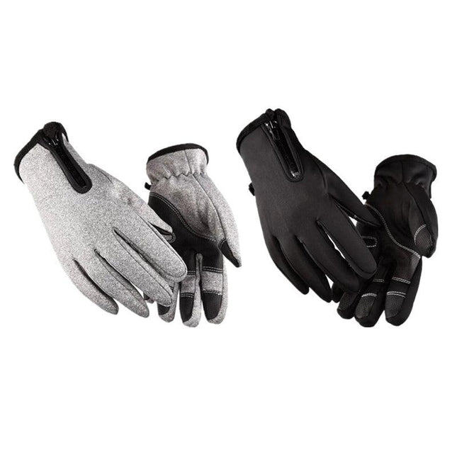 Winter Warm Windproof Waterproof ANTI-SLIP Thermal Touch Screen Gloves Unisex L Size - Aimall