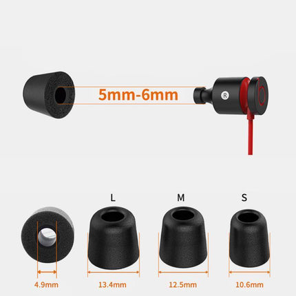 NEW Memory Foam Ear Tips Earbuds Noise Isolating Eartips For Earphone Headphones - Aimall