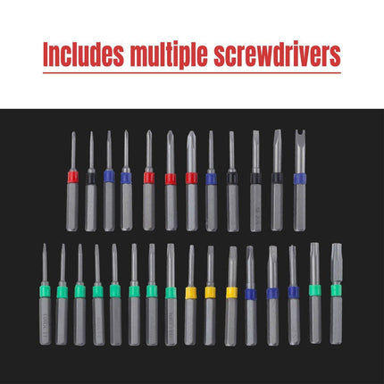 Multi-use Magnetic Precision Screwdriver Set Quick Change 31 in 1 Household Tool