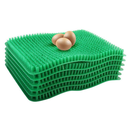 6PCS Egg Laying Box Mat Plastic Chicken Nest Grass Pad Imitation Grass Gasket