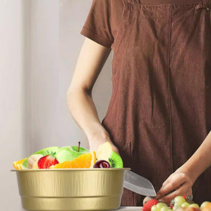 50PCS Thickened Round Aluminum Foil Containers with Plastic Lids