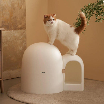 Fully Enclosed Cat Litter Box Large Small Deodorant Anti-Splash Sand Tray Toilet