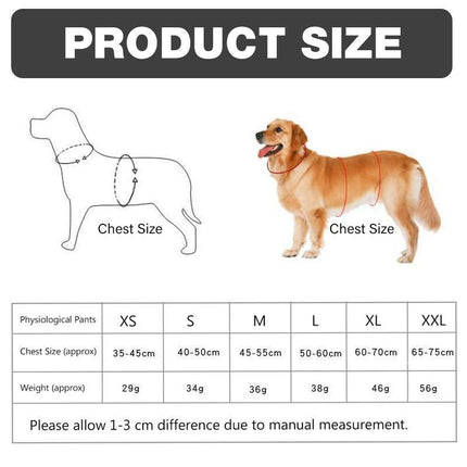 Washable Female Pet Dog Cat Nappy Diaper Physiological Pants Panties Underwear Red - Aimall