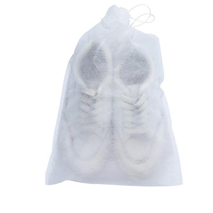 200X Protect Drawstring Clear Storage Bag Shoe Dust Covers Non-Woven Shoe Bags - Aimall