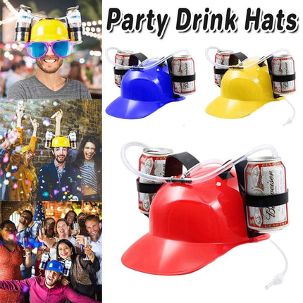 Novelty Summer Slouchy Beer Drinking Hat Creative Outdoor Party Cap Men Women