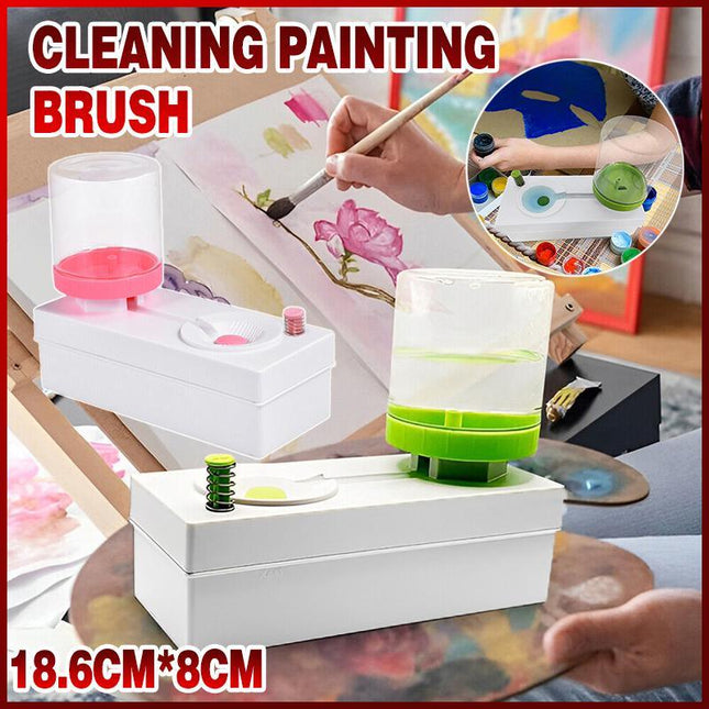 Paintbrush Rinser Cleaning Painting Brush Watercolour Calligraphy Paint Cleaner - Aimall