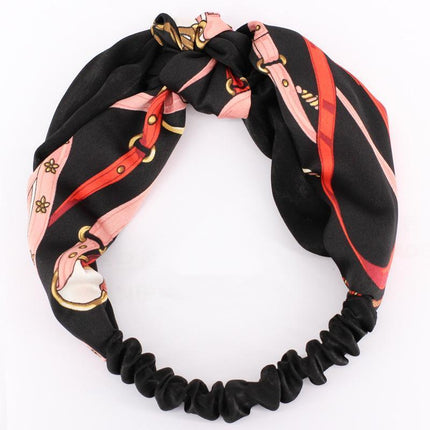 Women Lady Boho Bohemian Cross hair head headband band Scarf Wrap Bandana AU - Aimall