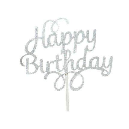 Happy Birthday Cake Topper Colour Printed Acrylic Party Decorations Au Stock - Aimall