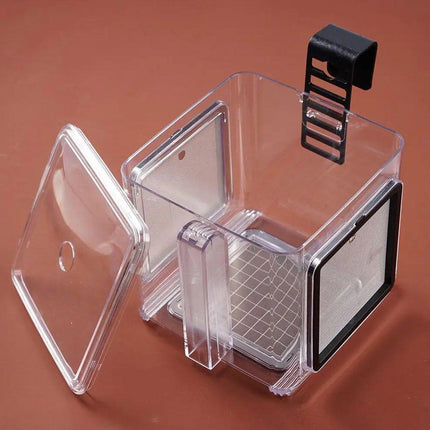 Acrylic Fish Isolation for Aquarium Guppy Fry Tropical Fish Breeding Growth Box
