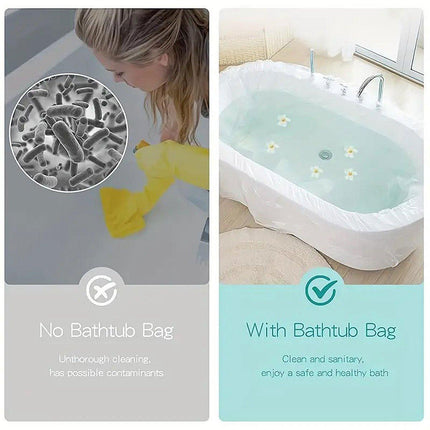 30pcs Bath Film Hotel Toiletries Set Bathtub Liner Hygiene Bags for Spa Travel