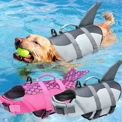 Pet Life Jacket Dog Swim Vest Outdoor Water Gear for Summer Swimming Activities