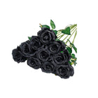 10pcs Artificial Silk Simulation Rose Flowers - Wedding Party Home Decorations - Aimall