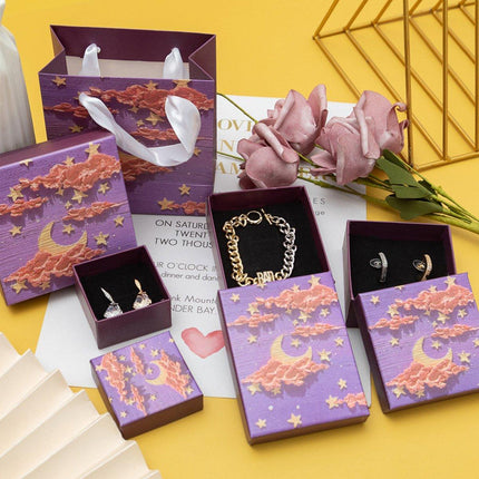 20PCS Jewelry Boxes Ring Necklace Bracelet Earring Gift Packaging with HandleBag