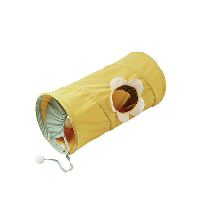 Folding Spiral Cat Tunnel Toy Interactive Pet Tunnel for Cats and Kittens Play