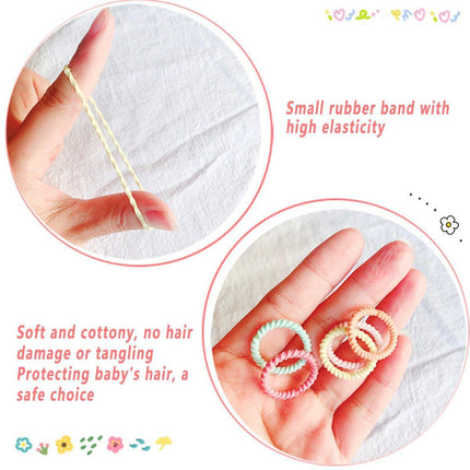 126pcs Hair Accessories Set with Clips Rubber Bands Headbands Girls Gift