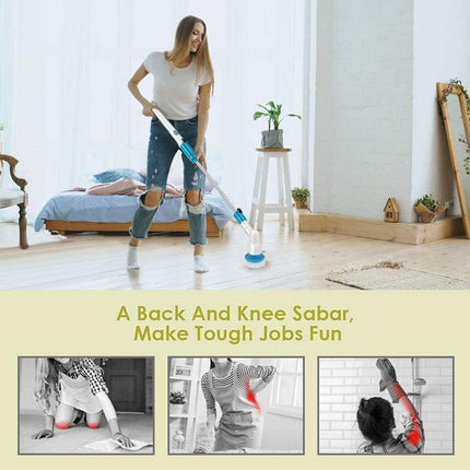 Electric Spin Scrubber Turbo Cleaning Brush Cordless Rechargeable Bathroom