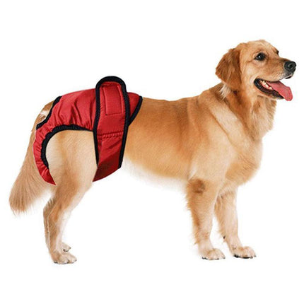 Washable Female Pet Dog Cat Nappy Diaper Physiological Pants Panties Underwear Black - Aimall