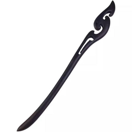 Retro Wooden Carved Hair Sticks Women Hairpin Barrette Chopsticks Accessories - Aimall