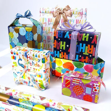 Vibrant and joyful Present Wrapping Paper for special occasions