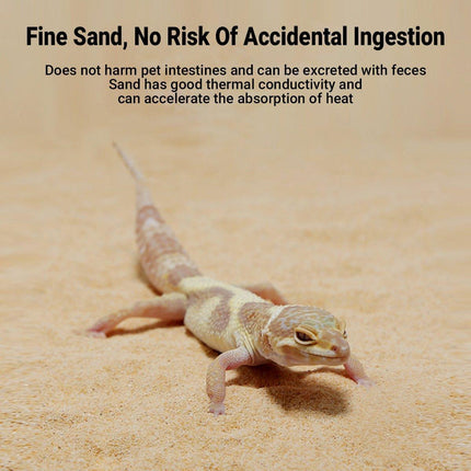 1.8kg Reptile Sand Mat Natural Substrate for Terrarium Creeping Sand Bedding