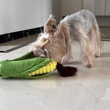 Simulation Corn Dog Chew Toy for Pets Durable Slow Feeder Toy for Dog Boredom