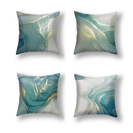 4PCS Home Printed Pillow Cases Decorative Cushion Covers Sofa Pillow Covers