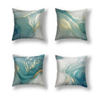 4PCS Home Printed Pillow Cases Decorative Cushion Covers Sofa Pillow Covers