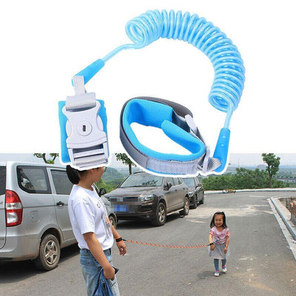 Adjustable Wrist Link Strap with Soft Cuff Anti-Loss Hand Band for Daily Walking Use