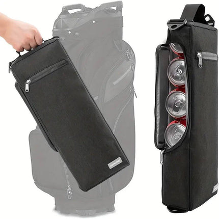 Portable Insulated Golf Cooler Bag Cold Storage Beverage Ice Bag for Cans Drinks