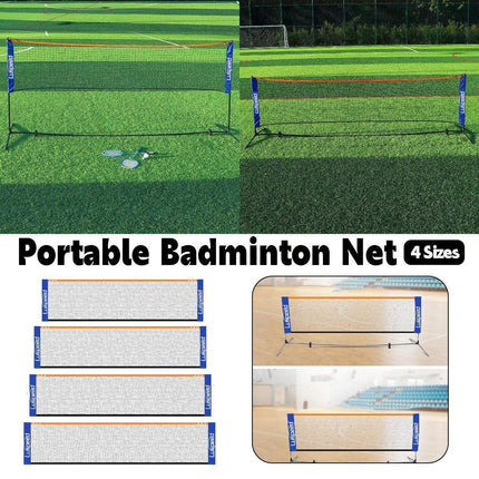 Portable Outdoor Badminton Net Set Easy Setup Adjustable Height Sports Equipment