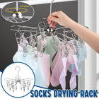 20 Clips Stainless Steel Sock Drying Rack Home Laundry Clothes Clip Hanger