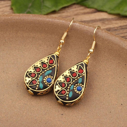 Retro Ethnic Style Earrings Fashion Jewelry for Women Bohemian Accessories