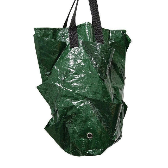 3 Gallon Garden Planting Grow Bag Hanging Flower Pouch Strawberry Planter Bags - Aimall