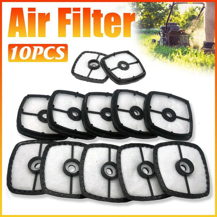 10PCS Air Filter For Echo13031054130 Trimmer Blower A226001410 SRM 210 225 HC150