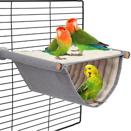 L Size Bird Nest Bed Hanging Hammock Snuggle Hut Parrot House Toy Bird Cage Perch - Aimall