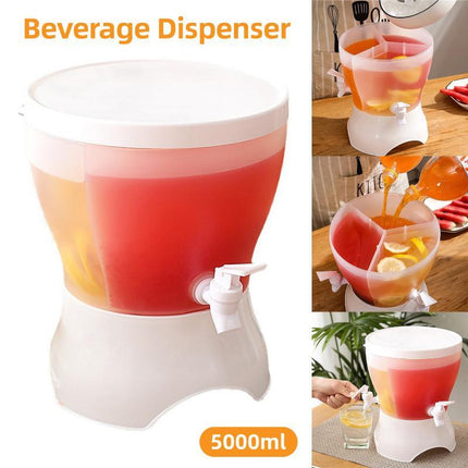 Jug With Tap Cold Water Container Lemonad Drink Dispenser for Refrigerator