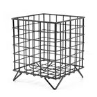 Large Wrought Iron Storage Basket Desktop Organizer Box for Dormitory Cosmetics