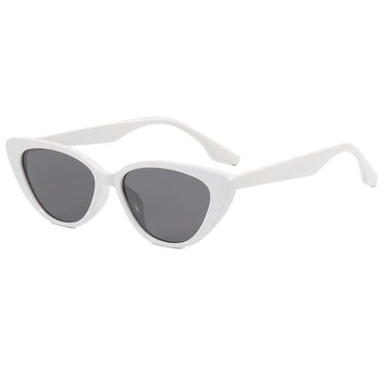 Unisex Womens Mens Retro Rapper Vintage Cat Eye Round Glasses Fashion Sunglasses - Aimall