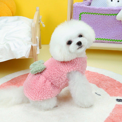Spring Fall Pet Dog Clothes Cotton Skirt Puppy Dress for Small Medium Large Dogs