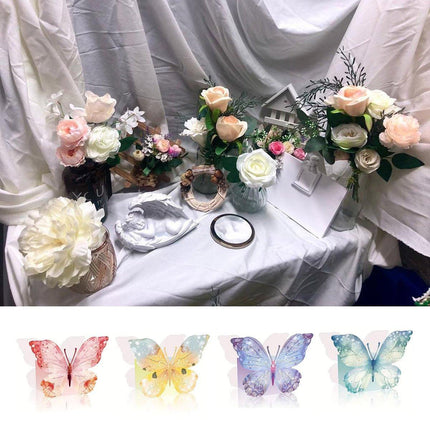 24pcs Tea Party Flower Decoration Snack Box 3D Butterfly Birthday Wedding Box