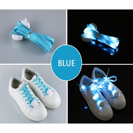 Shoe Laces Light Up Part Shoelaces Glow Multi 5 Colour LED Flash Street Dance - Aimall