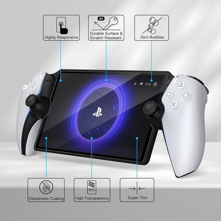 For PlayStation Portal Remote Player PS5 Console Clear Glass Screen Protector