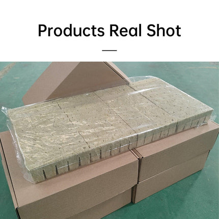 25X25 Type 100 Grain/Bag Soilless Culture Hydroponic Seedling Rock Wool Substrate