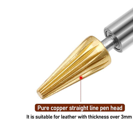 Dual Head Leather Edge Oil Dye Paint Pen Applicator Paint Roller DIY Leather - Aimall