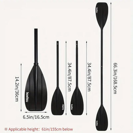 Kayak Paddle Lightweight Double-Head Boat Paddle for Young Beginners and Training