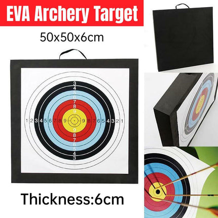 Outdoor Archery Target Pad 6cm Thick Durable Foam Practice Shooting Accessories