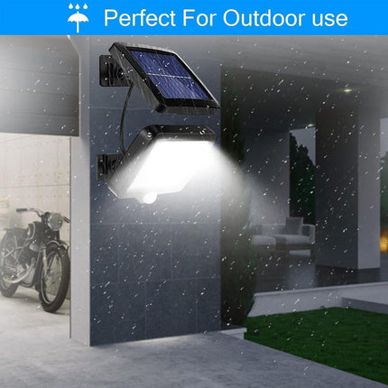 Solar Powered 56 LED Motion Sensor Wall Light 100 COB Indoor Outdoor Garden Lamp